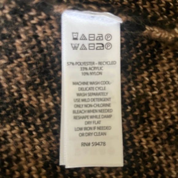 Gorgeous animal print sweater jacket large - Picture 4 of 4